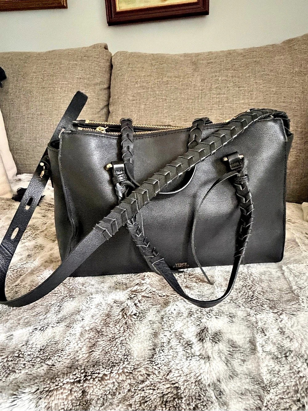 Vince Camuto Black Tote Bag